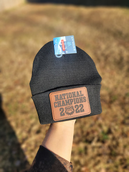 Georgia Bulldogs 2022 National Championship Leather Patch Hat | Apparel & Accessories | Featured