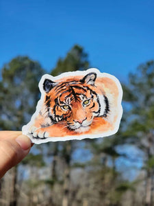 Watercolor Tiger Sticker