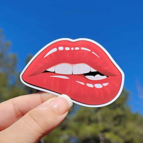 Red Lips Sticker