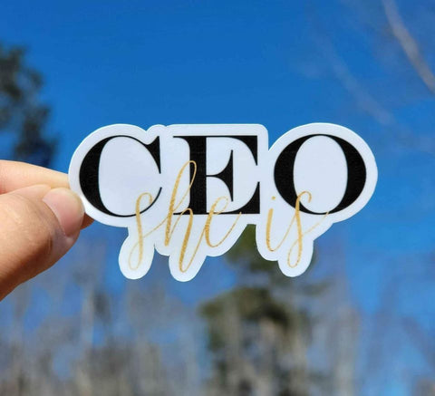 CEO She Is Sticker | Lady Boss