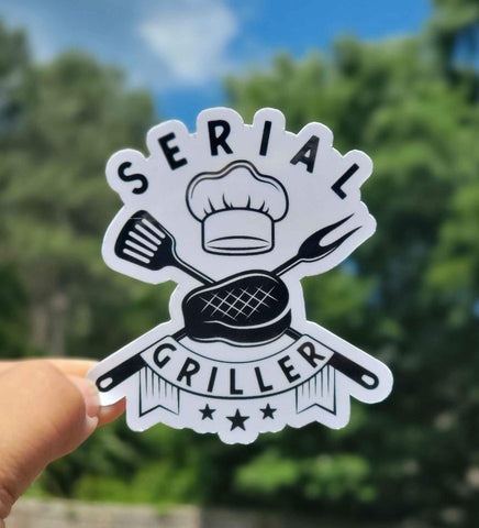 Serial Griller Sticker