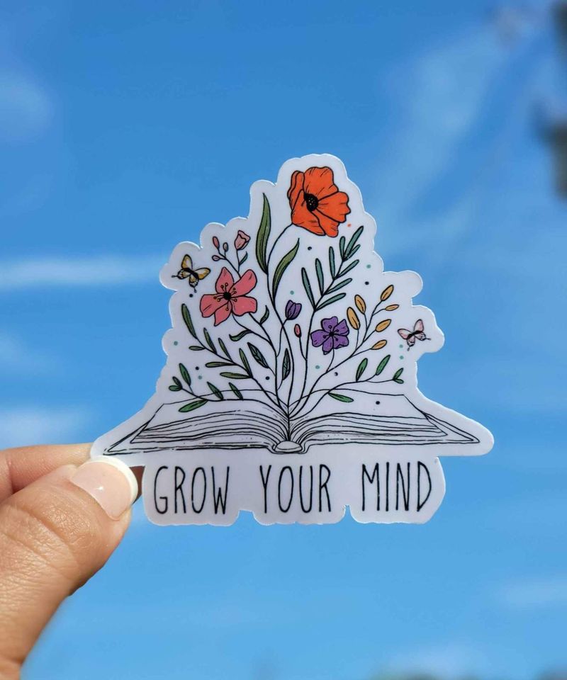 Grow Your Mind Sticker