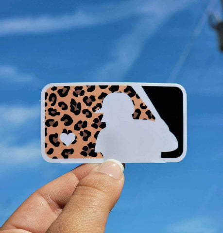 Leopard Baseball Sticker | MLB Sticker