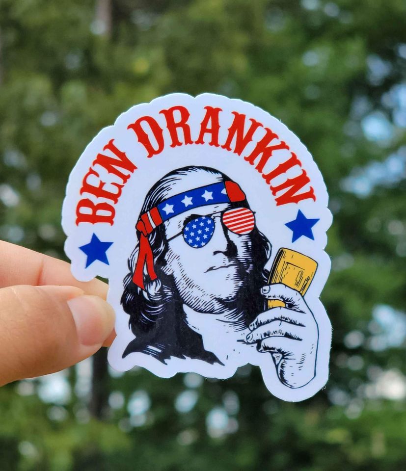 Ben Drankin' Sticker | Funny Sticker