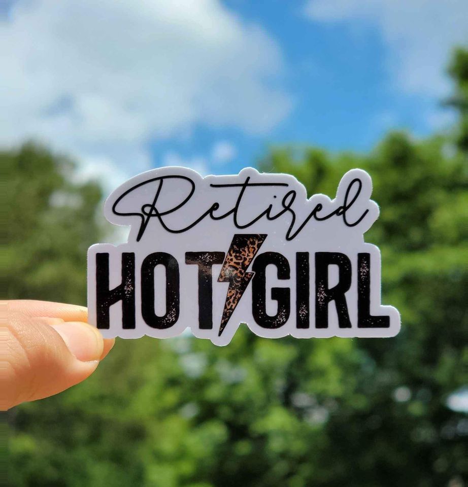 Retired Hot Girl Sticker