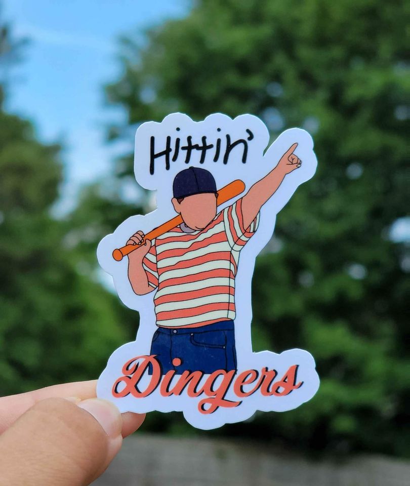 Hittin' Dingers Sticker | The Sandlot