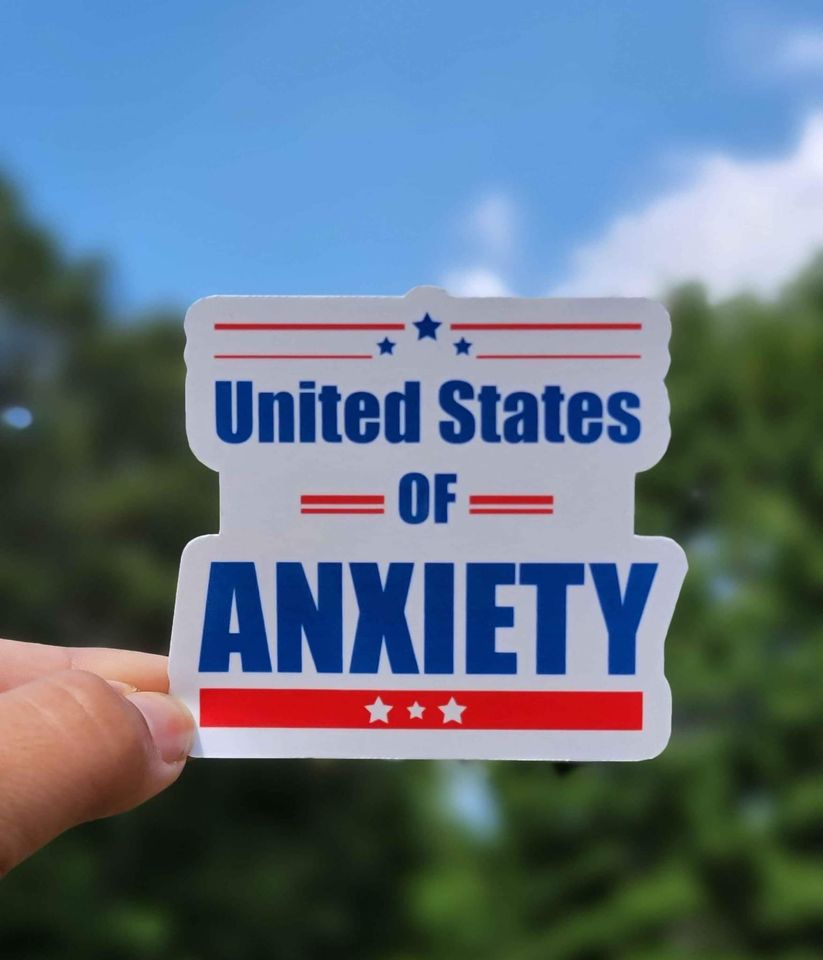United States of Anxiety Sticker