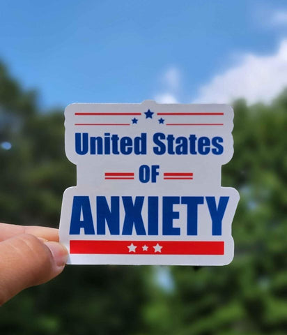 United States of Anxiety Sticker