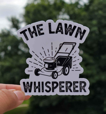 The Lawn Whisperer Sticker