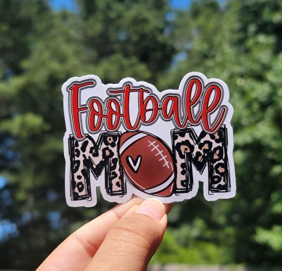 Football Mom Sticker