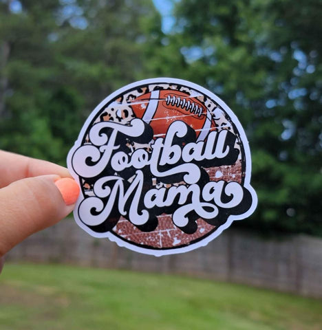 Football Mama Sticker