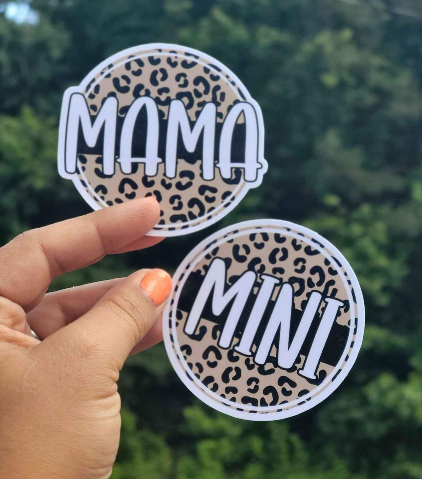 Set of (2) Mama & Mini Sticker Bundle