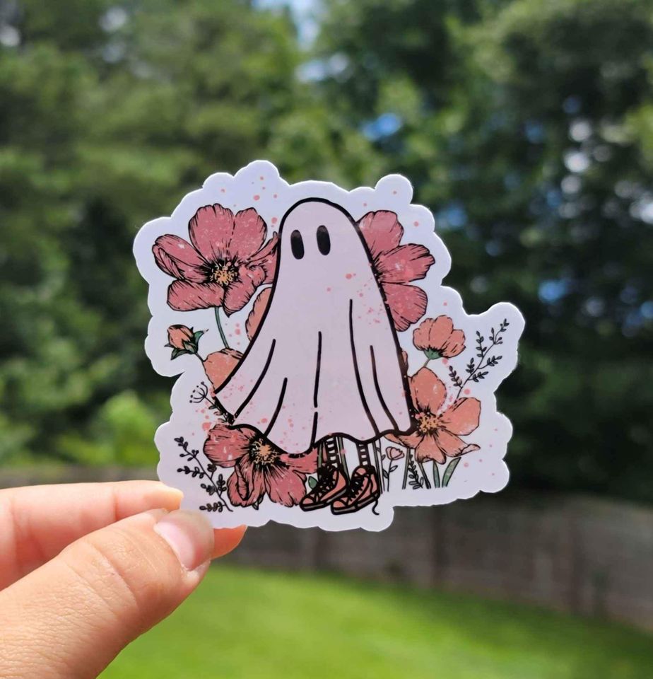 Sheet Ghost Sticker