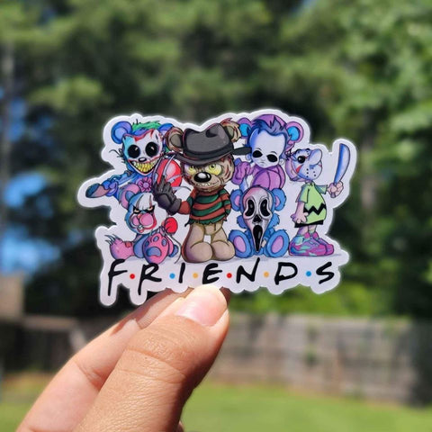 Friends Horror Villian Sticker