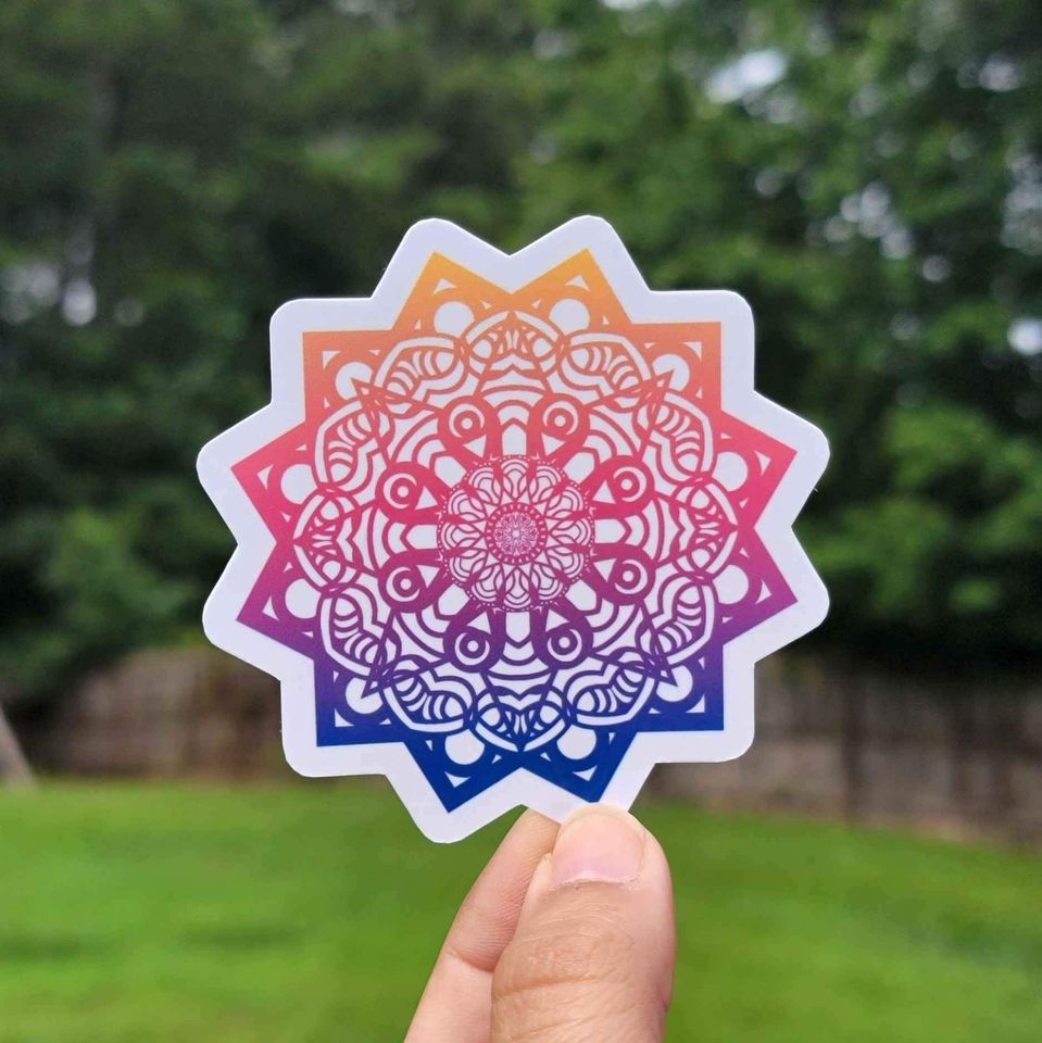 Colorful Mandala Sticker
