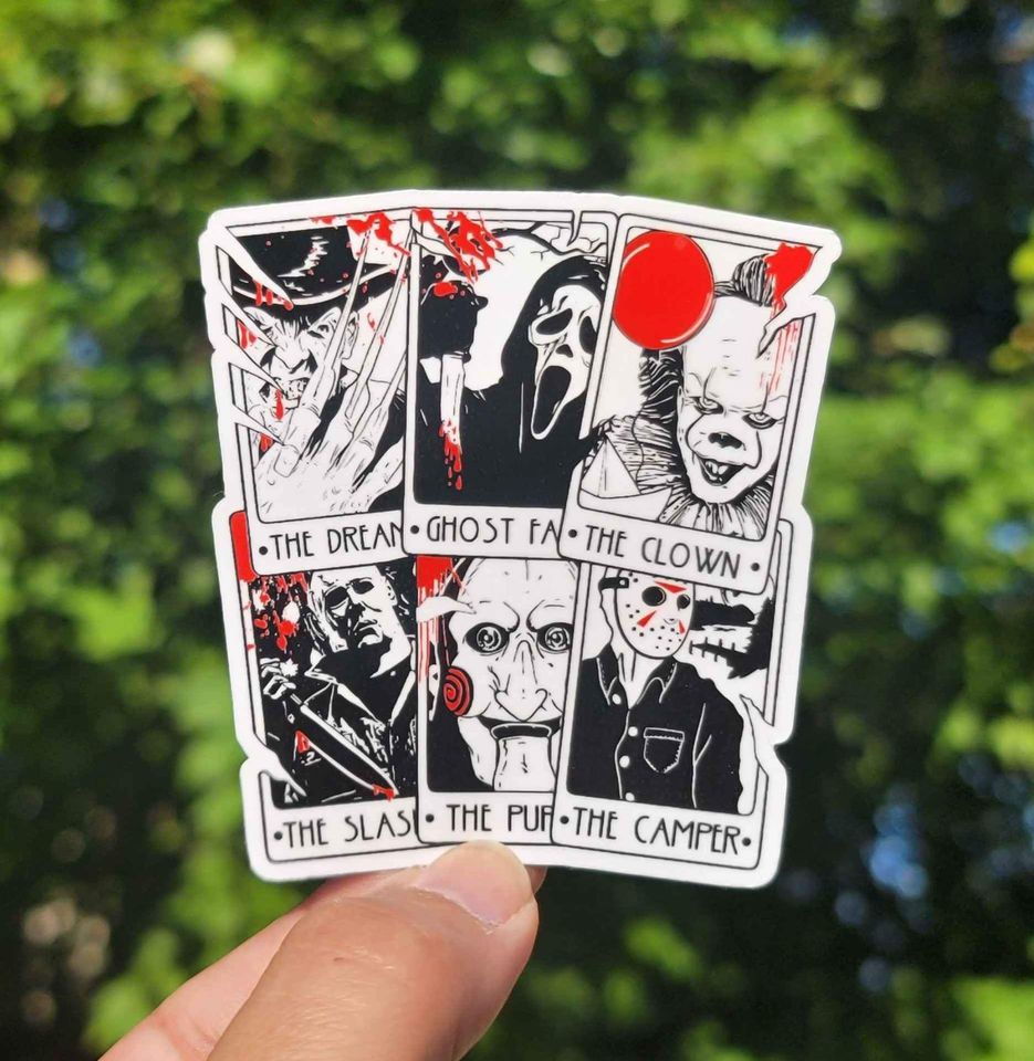 Horror Movie Villian Sticker