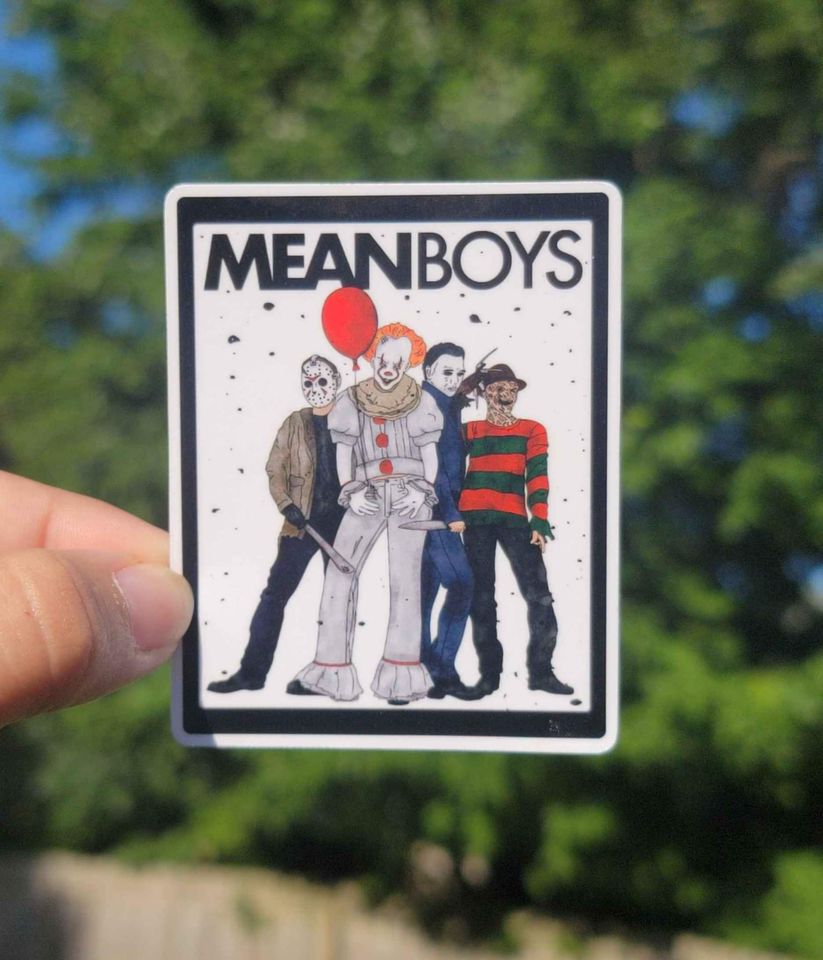 Mean Boys Sticker | Horror Movies Sticker