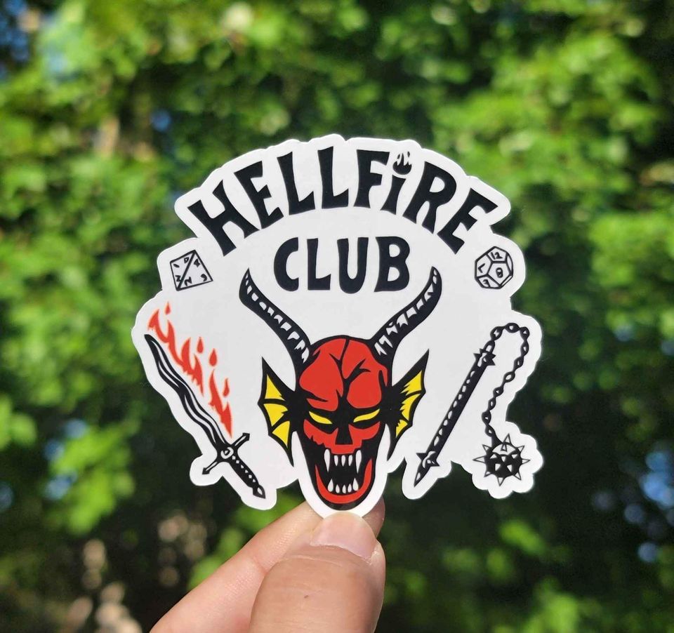 Hellfire Club Sticker | Stranger Things Sticker