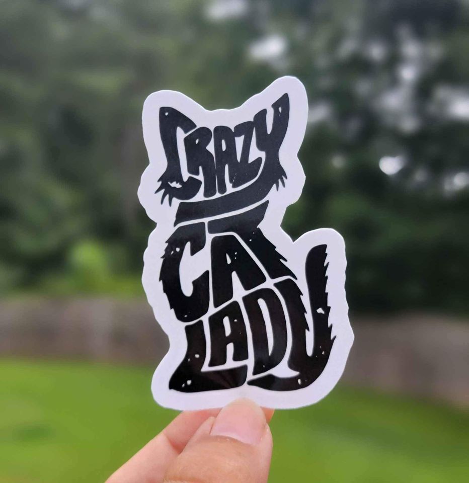 Crazy Cat Lady Sticker