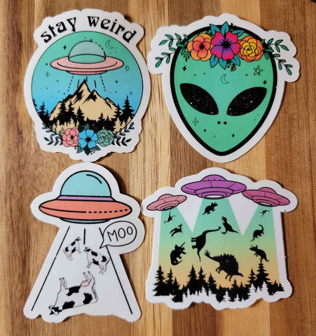 Alien Sticker Bundle