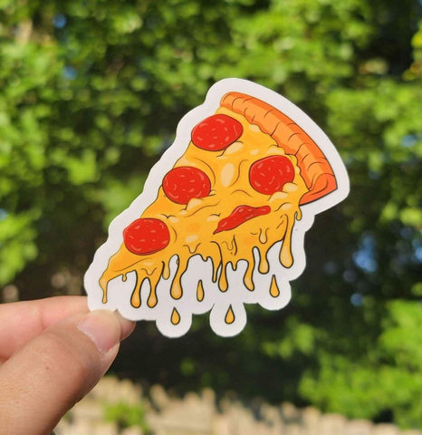 Dripping Pizza Sticker