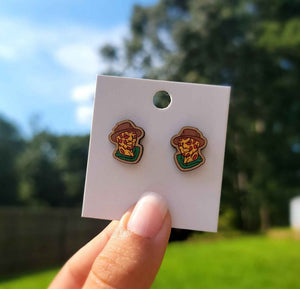 Halloween Themed Stud Earrings | Freddy Krueger Earrings