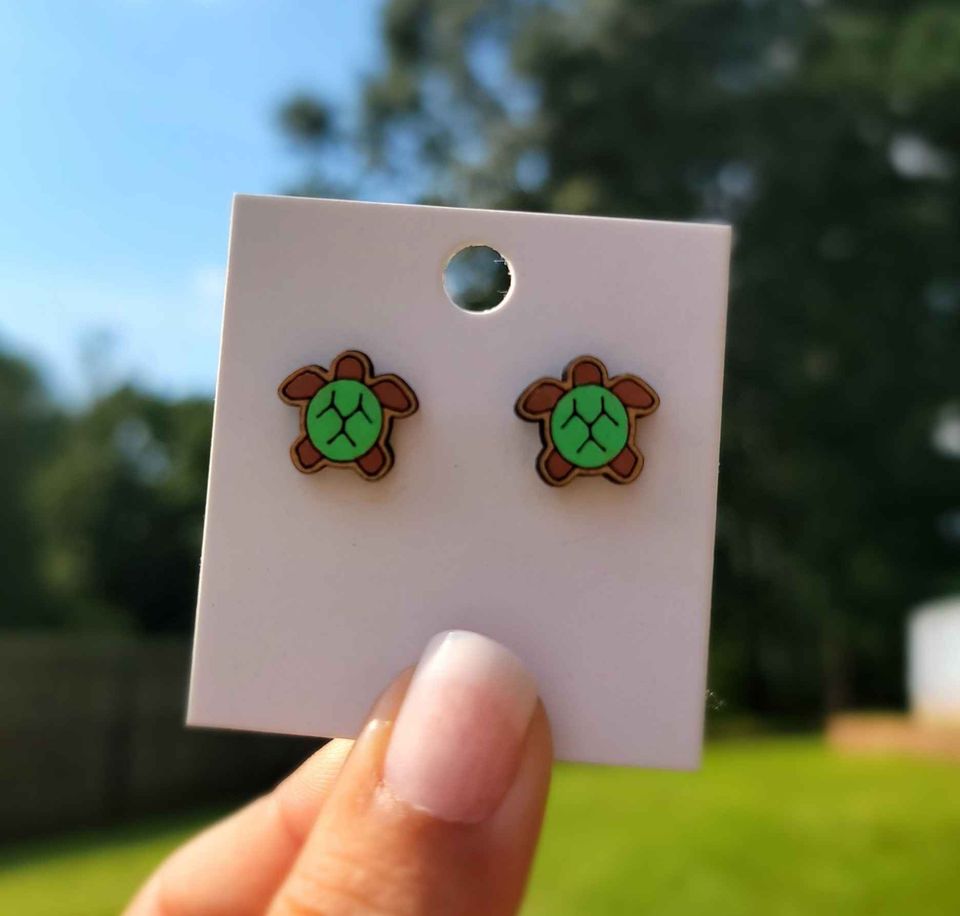 Turtle Stud Earrings