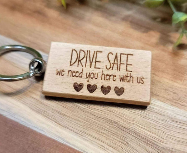 Drive Safe Keychain