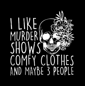 4" I Like Murder Shows Decal | Sticker