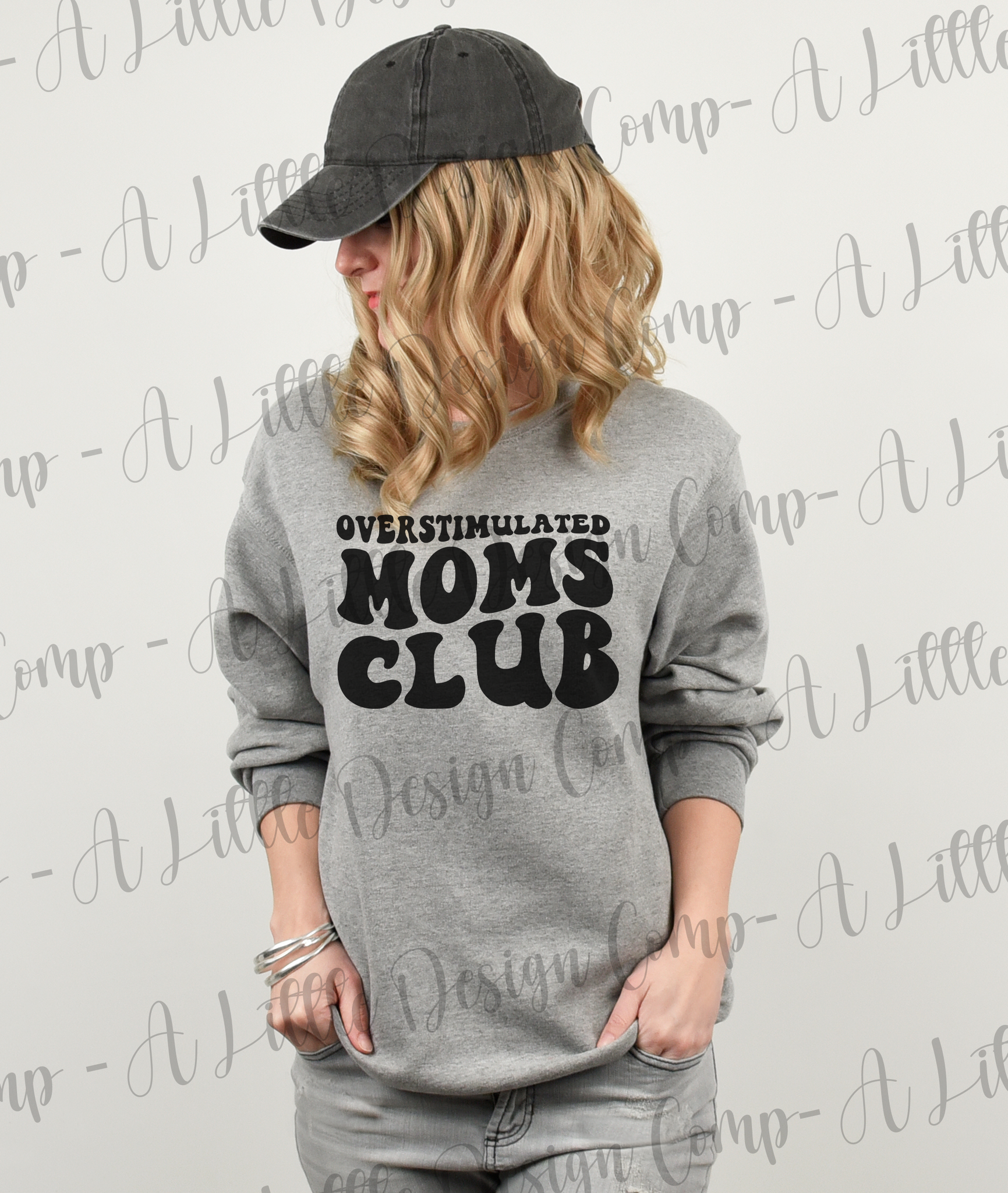 Overstimulated Moms Club Digital Design