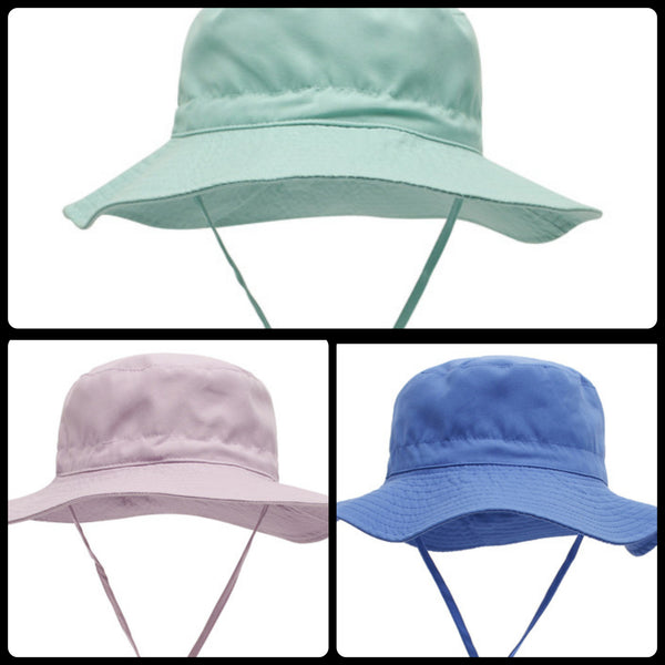 Adjustable Youth Personalized Leather Patch Bucket Hats | Apparel & Accessories