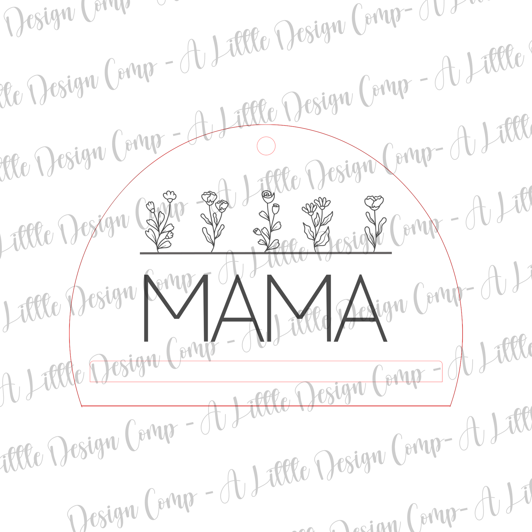 Mama Macrame Car Charm SVG | Digital Design