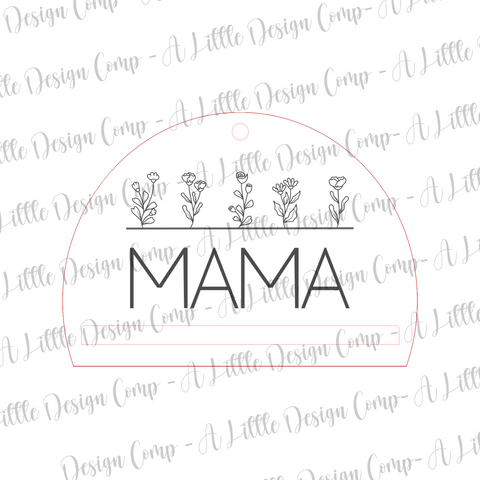 Mama Macrame Car Charm SVG | Digital Design