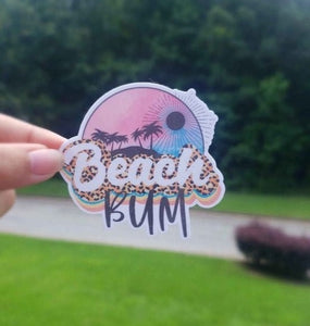 Beach Bum Sticker