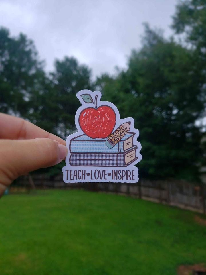 Teach • Love • Inspire Sticker | Teacher Sticker