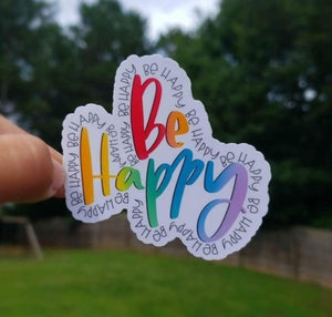 Be Happy Sticker