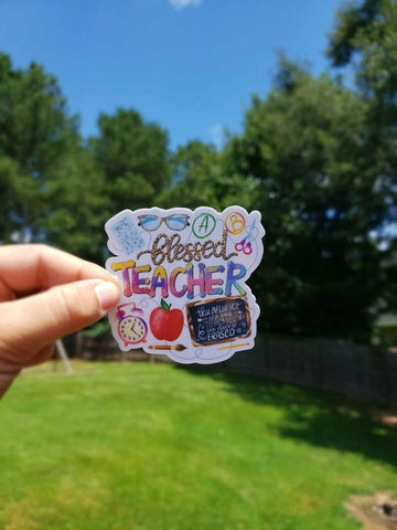 Blessed Teacher Sticker