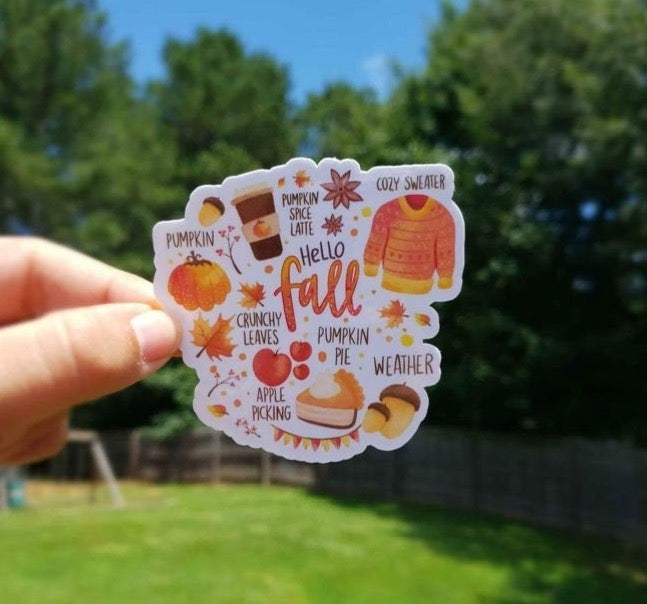 All The Fall Things Sticker