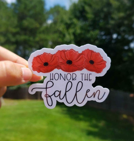 Honor The Fallen Sticker