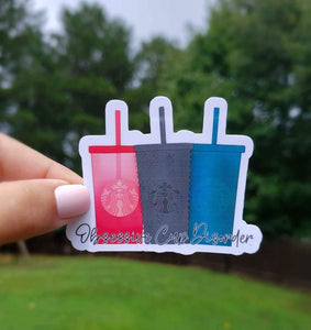 OCD Sticker | Obsessive Cup Disorder Sticker