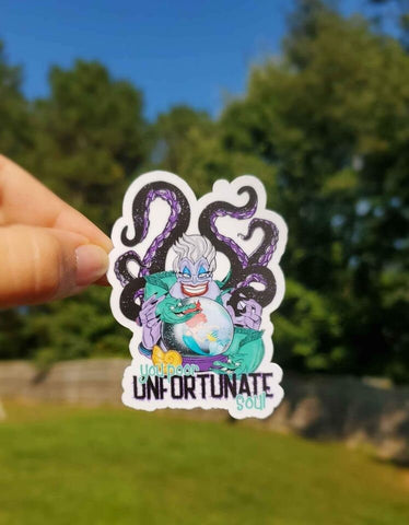 You Poor Unfortunate Souls Sticker | Ursula Sticker | Little Mermaid Sticker