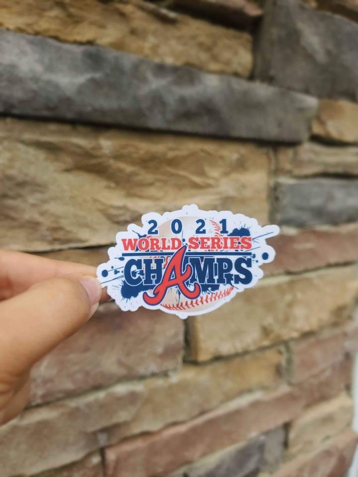 Small Braves World Series Champs 2021 Sticker