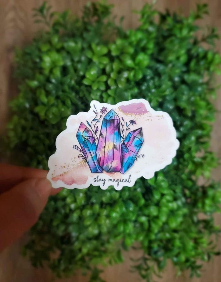 Stay Magical Crystals Sticker