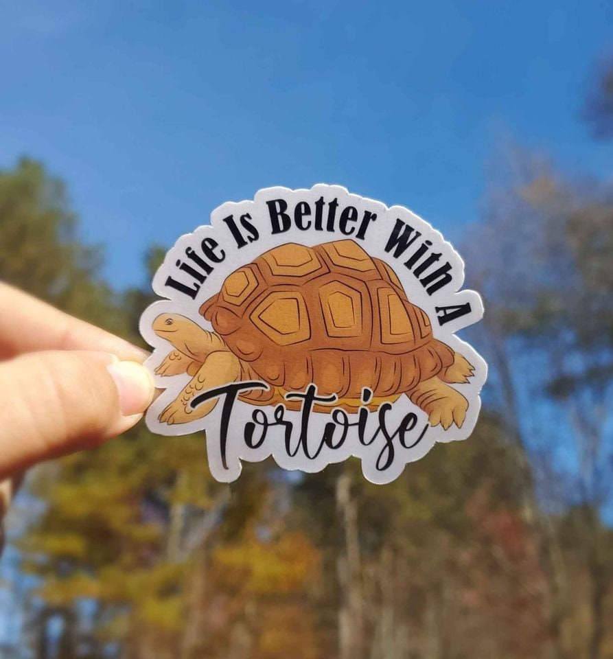 Life Is Better With A Tortoise Sticker