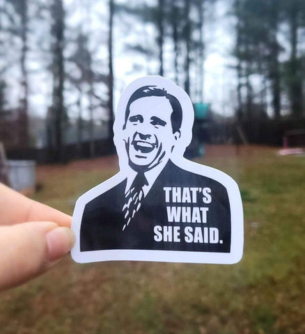 That's What She Said Sticker | The Office Funny Sticker