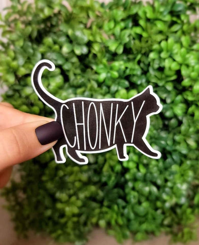 Chonky Cat Sticker | Cat Lover Sticker