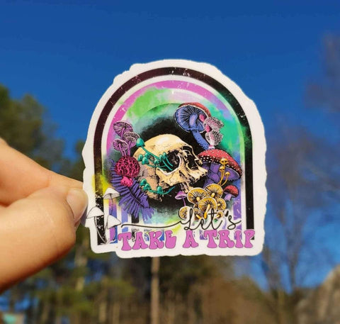 Take A Trip Mushroom Sticker